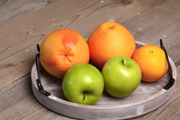 fruit on wood. Bio Healthy food, herbs and spices. Organic fruit