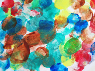 Fototapeta na wymiar Colorful Abstract fingerprint background