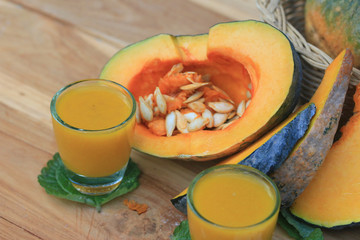 pumpkin juice with seed