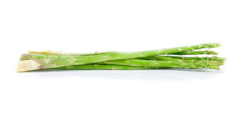 Asparagus isolated on the white background