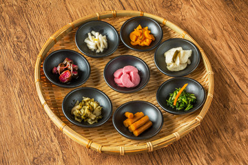 京都の漬け物　日本のグルメ　 pickles of pickle Japan of Kyoto