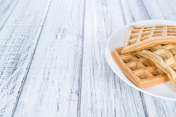 Fresh made Waffles