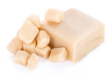 Marzipan (isolated on white)
