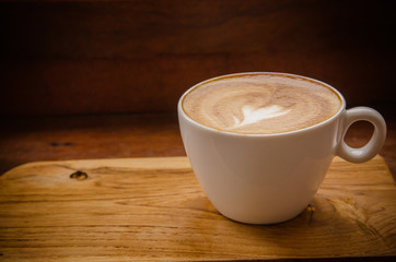 Cup of Cappuccino Coffee.