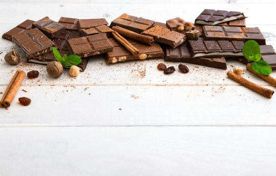 variety of chocolate