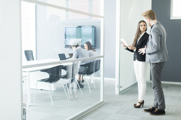 Young people in the office