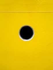 Hole on the boat