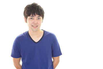 Obraz premium 笑顔の青年