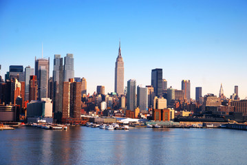Fototapeta na wymiar NEW YORK CITY SKYLINE