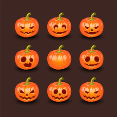 Набор тыкв для Хэллоуина