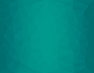 Abstract green polygon vector background