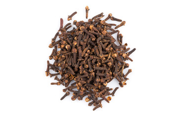 Cloves isolated on white background