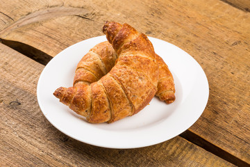 Fresh baked croissants
