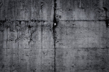 Grungy and smooth bare concrete wall for background
