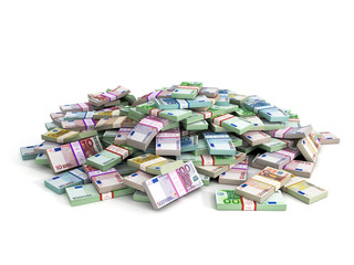 Millions of Euros - Euro Banknotes