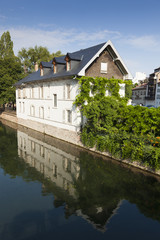 Fototapeta na wymiar Architecture of the Petite france, Strasbourg, Bas-Rhin, Alsace,