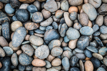 stone at the sea for background