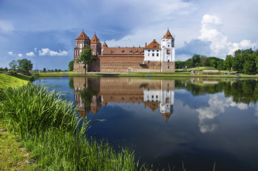 Fototapeta premium Europe, Belarus, history: Mir Castle Complex Radzivillov.