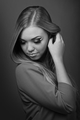 Obraz premium fashion photo of beautiful young woman in nice clothes