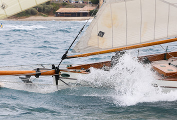 Naklejka premium les voiles de saint tropez