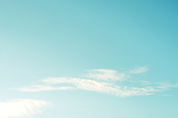 Naklejka na ściany i meble Landscape of Blue sky with clouds, naturebackground