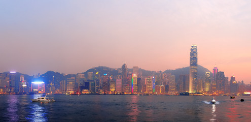Obraz premium Hong Kong morning panorama