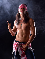 Obraz premium Young handsome man