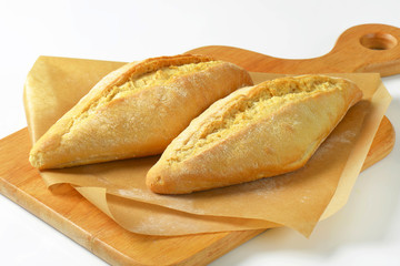 Diamond shaped dinner rolls