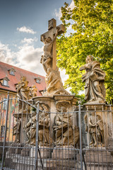 Fototapeta premium Crucifixion group in Bamberg