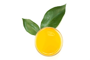Glass of orange juice