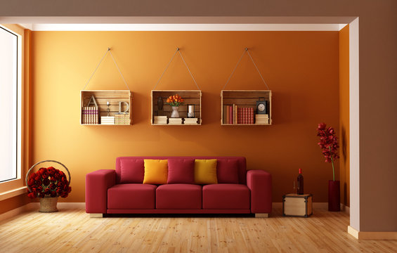 Orange lounge