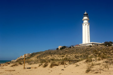 Trafalgar lighthouse, Caños de Meca, Cadiz ,Andalucia, Spain