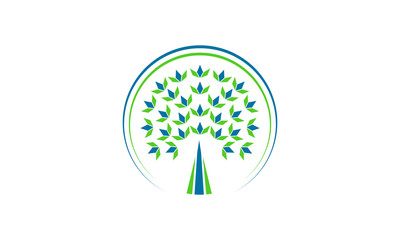 finance, tree, green, eco, growth, vision, vector, logo