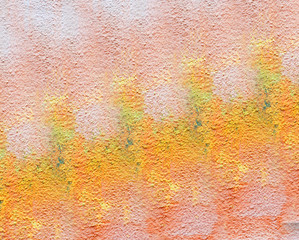 texture or background wall of shabby paint and plaster cracks