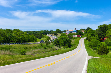 U.S.A. Missouri, the Route 66 near Stanton