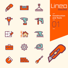 Lineo Colors - Construction and Tools icons
