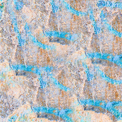 Obraz premium texture or background wall of shabby paint and plaster cracks