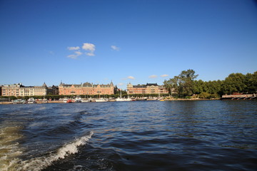 Fototapeta na wymiar Stockholm,Strandvagen