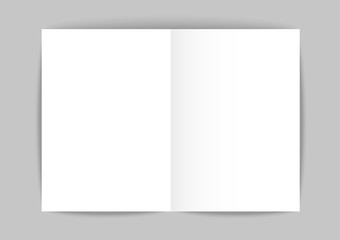 Fototapeta premium Sheet of paper on white background.Vector
