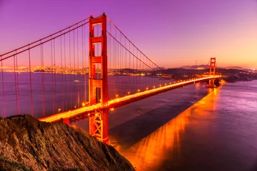Photo sur Plexiglas Pont du Golden Gate The Golden gate Bridge, San Francisco