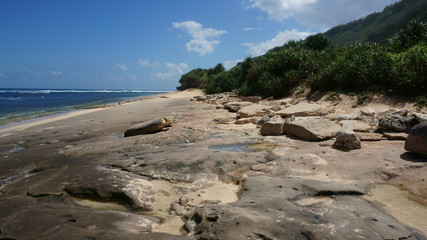 Rocky Bali beach