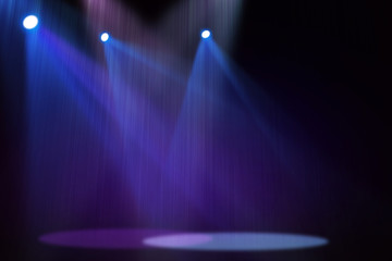 Purple & Blue stage background