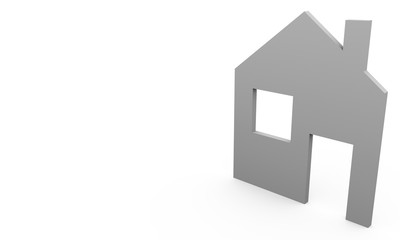 Simple house. Real estate concepts