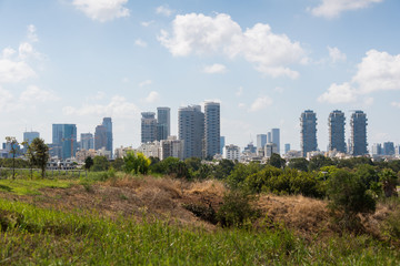 Tel Aviv view from Eretz Israel Museum