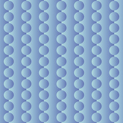 Pattern with circular shapes on blue background silk effect