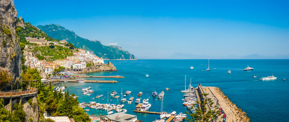 Amalfi Coast panorama, Campania, Italy