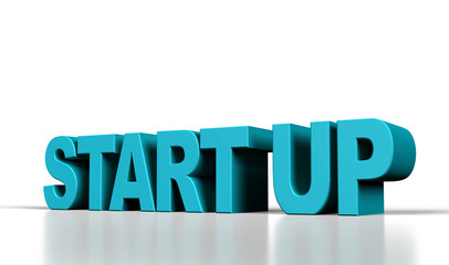 3D Start Up Text