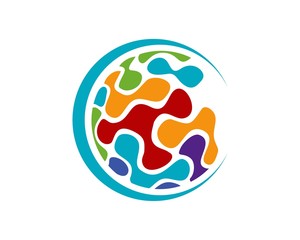 Network T letter logo icon template 2