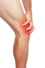 Man having a knee pain