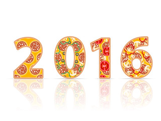 2016 pizza text